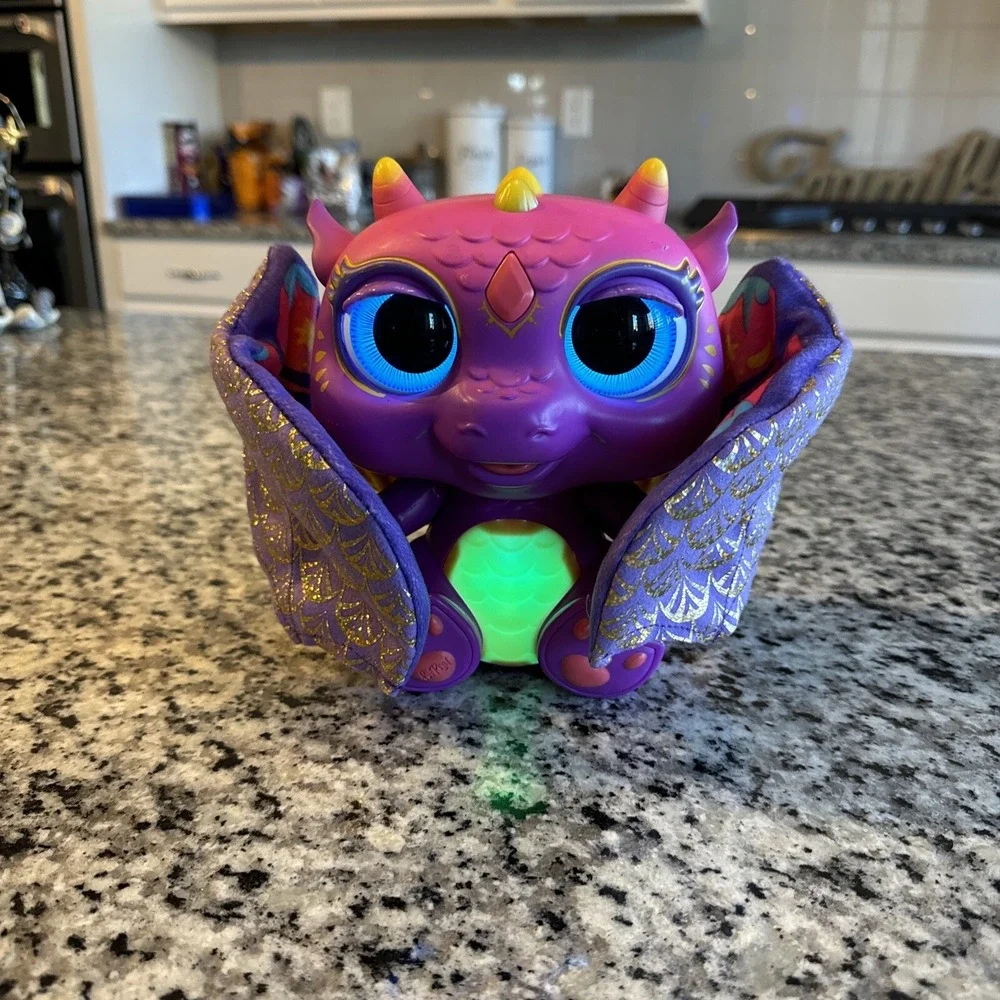 FurReal Friends Moodwings Baby Dragon Electronic Interactive Pet Hasbro 2020 VGC